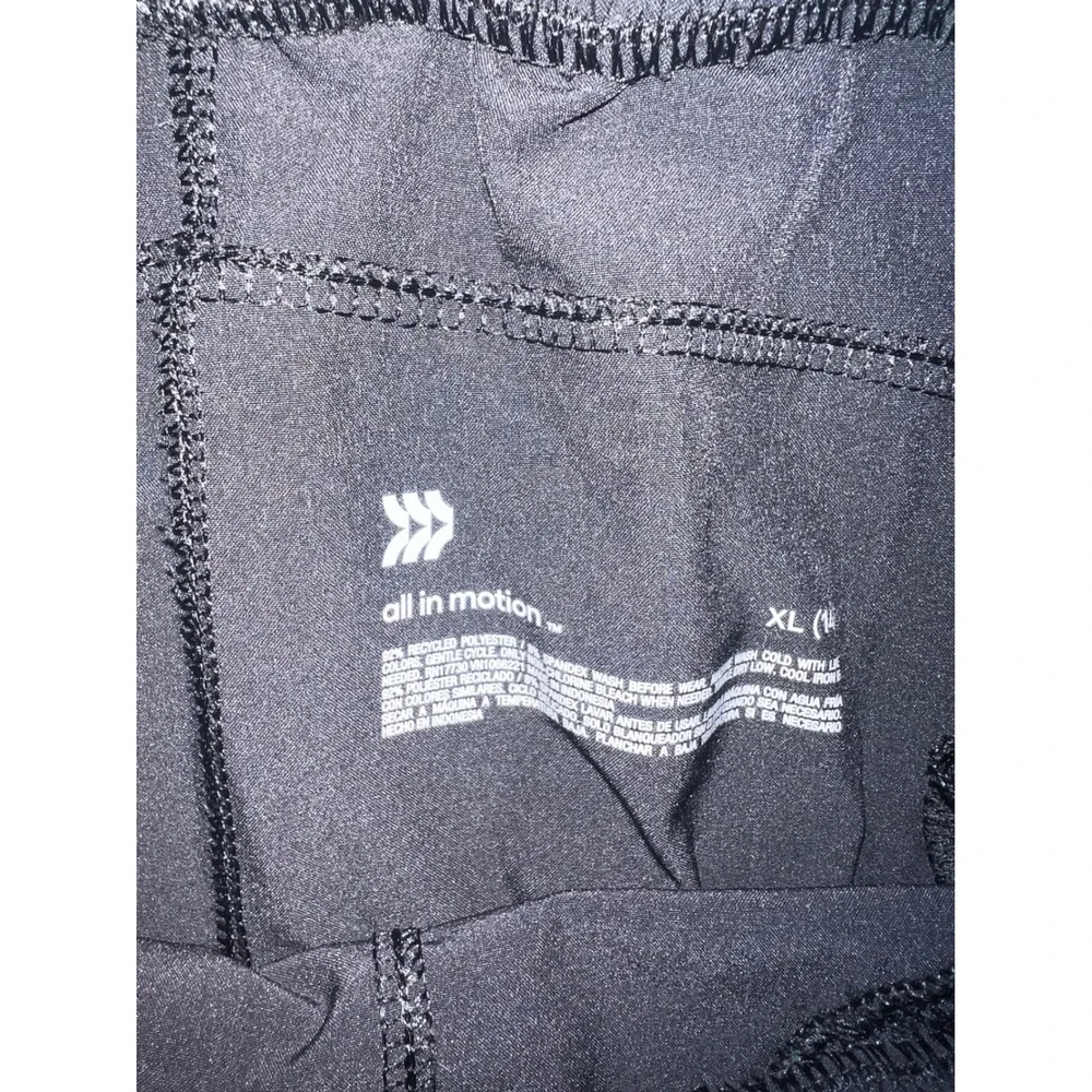 Athletic Works Sweatshirt & All In Motion Cargo Joggers Set Boys XL 14-16 Black